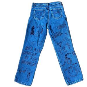 Custom Taylor Swift Jeans Women’s Size 6P Eras Tour Swiftie Taylor’s Version